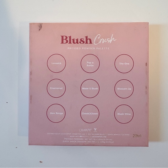 ColourPop Blush Crush Palette with Soft Pink Hues - Picture 2 of 3